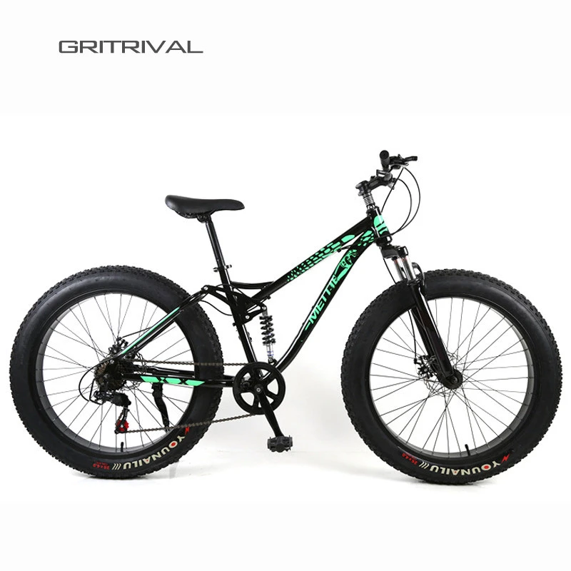 fork front full suspension chopper carbon alloy frame double crown 20 26 27.5 29 inch 26x4.0 tyre tire snow fat bike bicycle