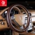 Import four seasons universal size customizable leather steering wheel cover from China