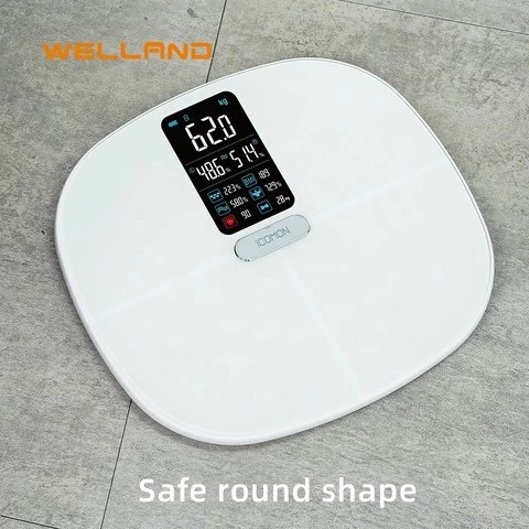 free app 15 body data bmi weight balance smart scales body fat scale glass digital weight scale