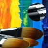 Free Sample Wholesale Custom Professional Art Supplies Round Mop Paint Squirrel Hair Watercolor Brush