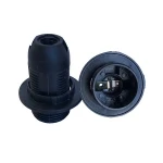 Free Sample!Free Sample!Plastic lamp base half thread e14 lamp socket European E14 bulb holder