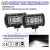 Import Free shipping 5Inch 84W 84Chip LED Work Light Bar Driving Truck SUV 4X4 DC10-30V Spot Flood Combo Beam Car Fog Day Lamp Styling from China