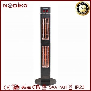 Free-standing Electric Heater Infrared Terrace radiator with Tilt-over switch Halogen heater for Summerhouse