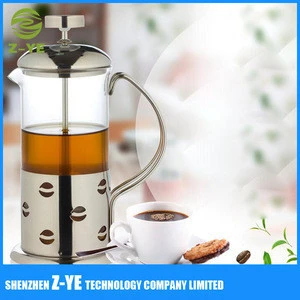 French Press Coffee &amp; Tea Makers --Best Coffee Press Pot with 304 Grade Stainless Steel &amp; Heat-Resistant Borosilicate Glass