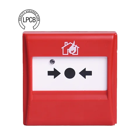 Friendly Service Resettable Wireless Security Addressable Fire Alarm System Digital Manual Call Point