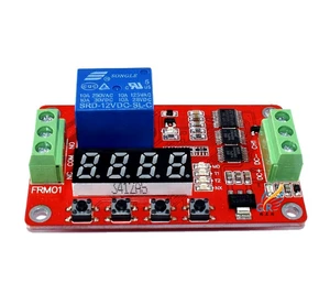 FRM01 timing / delay / cycle / self locking / relay control module /18 functions can be set up