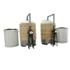 FRP Resin exchange 30m3/hr twin tank water softener remove the hardness salts for lime-scale formation