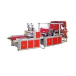 Full-automatic zipper cloth packing bag making machine price