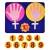 Import Funny Early Math Teaching Wool Fingers Numbers Counting Felt Toy Set Child Readiness Learning Education from China