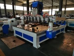 Furniture Legs Mass Production  Multi Head 4 Axis Cnc Machine Woodworking Cnc Router For Wooden