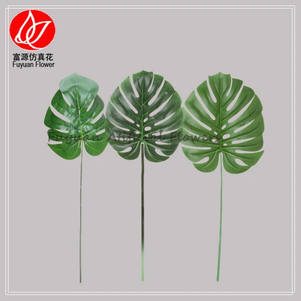 Fuyuan Faux Monstera deliciosa Liebm leaf for wall public home decoration