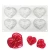 Import 100g 6 hole bow heart mousse silicone mold baking chocolate mould from China
