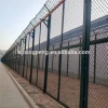 galvanized pvc coated air port fence with Y sharp fence post and razor wire fence