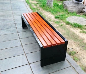 Galvanized sheet outdoor bench Patio school furniture garden metal chairs table seat