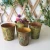 Import Galvanized Steel Metal Floral Vase tin pail/antique pot/flower vase from China