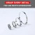 Import Germany Type Clamp 304 201 stainless steel bolt hose tube pipe clamp clip throat hoop from China