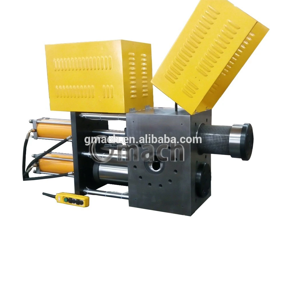 Gmach continuous screen changer double cylinder melt filter for plastic pellets making machine