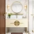 Import Gold Handle Floor Stand Solid Wood Bathroom Vanity With Marble Top from USA