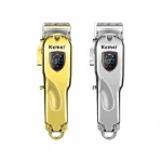 Gold Silver Hair Trimmer Kemei 2010 Electric Hair Clipper High Quality Carbon Steel Blade Kemei Trimmer