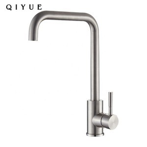 Good price commercial deck mount long neck stainless steel kitchen faucet