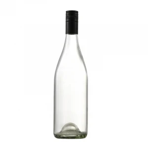 Good quantity 750ml empty  glass wine bottle with bottle lid
