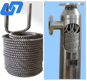 gr2 titanium coil tube heat exchanger rotary vacuum evaporator For Chemical Unit
