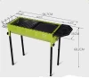 Green complete set barbecue grill outdoor kitchen rotisserie grill