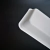 Green Earth Grocery Store Disposable Compostable Bagasse Sugarcane Rectangle Tray for vegetable 6*8 inch