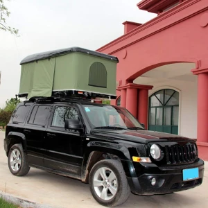 Gubot Best Price Folding Automatic SUV Camping Car Rooftop ABS Clam Shell Roof Top Tent Roof Top Hard Shell