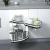 Import Guiding Kitchen cabinet accessories magic corner kitchen storage with soft closing channel from China