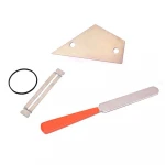 Guitar Fret Crowning File Leveling Tool Grinding Protectors DIY Repair Part Set Guitar Repair Tool Accessories