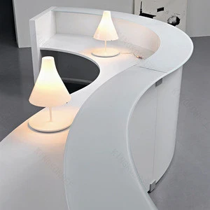 hair salon desk reception design s shaped reception counter