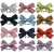 Import Hand Knot 4-Inch Cotton Fabric Hair Bow Clips Barrettes Headwear Hairgrips Baby Girls Hair Bow Accessories from China