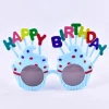 Happy Birthday Sunglasses Sweet Cream Cake Sun Glasses Birthday Party Favors for Birthday Photo Booth Props