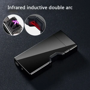 HB-875 rechargeable USB lighter infrared laser induction customization flameless lighter