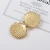 Import HC090A  Fashion Retro Sub - Gold Relief Figure Gold Coin Hair Clips Leaf Hairpins Women Girls Hairpin Hair Accessories from China