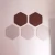 Import Hexagon Felt Pin Board Self Adhesive Bulletin Memo Photo Cork Boards for decoration from China