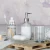 Import Hicheon Textured Glass Lotion Dispenser Bathroom Accessories Sets Bathroom Decor from China