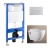 Import Hidden in wall Concealed Cistern for wall hung toilet with frame- fit for Geberit actuator plate from China