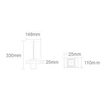 HIDEEP bathroom accessories bathroom pure brass toilet brush holder