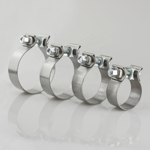 High Performance Stainless Steel SS 304 Exhaust O Band Clamps