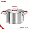 High Quality 12pcs Stainless Steel Capsule Bottom Casserole