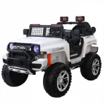 High quality 12V batteries twins two seat electric car / baby ride on toys car / kids electric off-road car SUV with safety belt