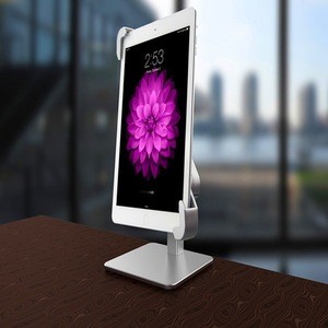High quality aluminium material tablet pc holder Anti-theft tablet PC stand with lock