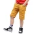 High quality children shorts solid color multi-pocket zipper boy shorts