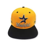 High quality customised logo cool baseball hats men hip hop flat bill caps