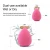 Import High Quality Cute Pink  Beauty Makeup Blender Sponge,Silicone Makeup Sponge Travel Holder from China