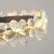 Import High quality flower shaped crystal chandelier pendant light directly wholesale from China factory from China