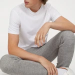 High quality formal causal nylon t - shirt for men and Regular-fit