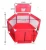 Import high quality Good Indoor and Outdoor portable folding baby playard, plastic baby game house  with basketball basket from China